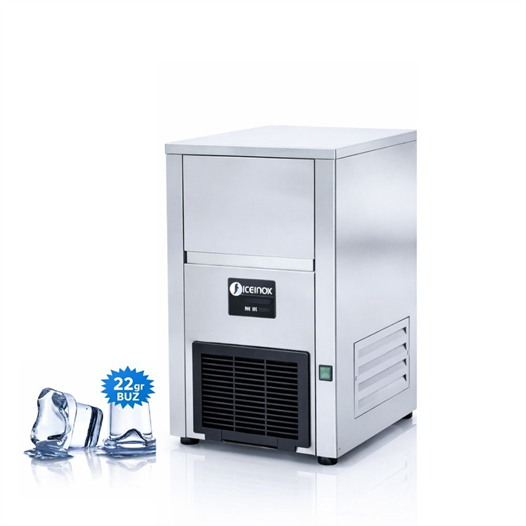 Iceinox 35 kg/gün Kendinden Hazneli Gurme Buz Makinesi – ICE 35