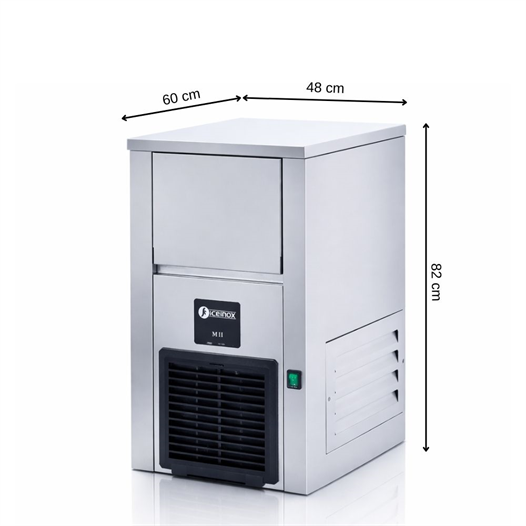 Iceinox 50 kg/gün Kendinden Hazneli Gurme Buz Makinesi – ICE 50