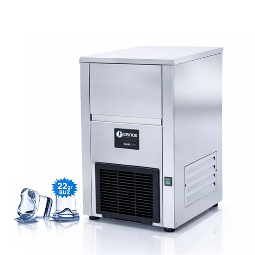 Iceinox 50 kg/gün Kendinden Hazneli Gurme Buz Makinesi – ICE 50
