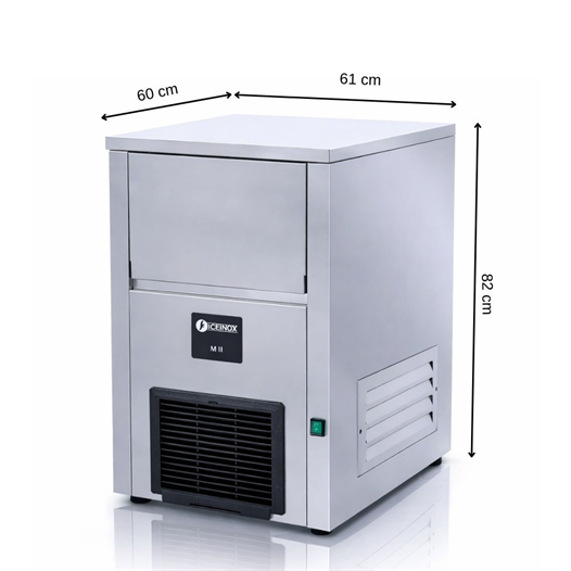 Iceinox 90 kg/gün Kendinden Hazneli Gurme Buz Makinesi – ICE 90