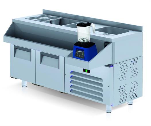 Iceinox Kokteyl Hazırlık Buzdolabı 280 Lt 3 Kapılı