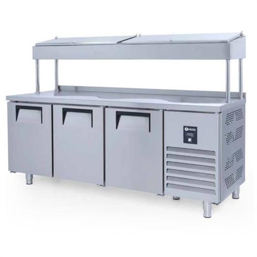 Iceinox Make Up Buzdolabı 440 Lt 3 Kapılı Yüksek