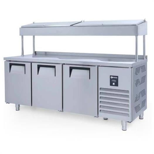 Iceinox Make Up Buzdolabı 440 Lt 3 Kapılı Yüksek