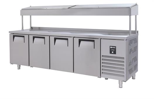 Iceinox Make Up Buzdolabı 560 Lt 4 Kapılı Yüksek