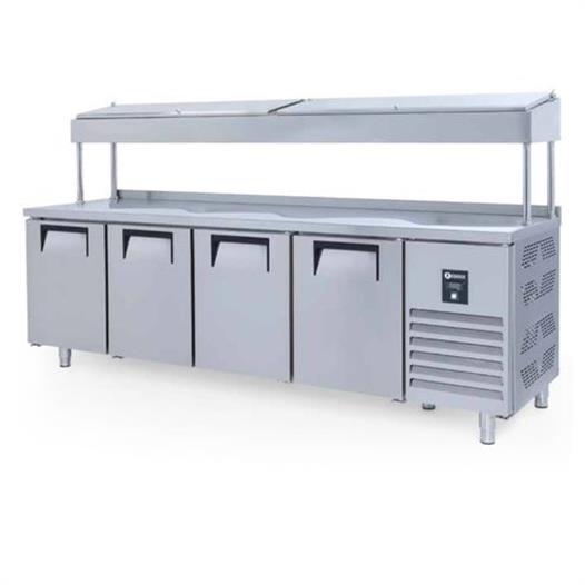 Iceinox Make Up Buzdolabı 650 Lt 4 Kapılı Yüksek