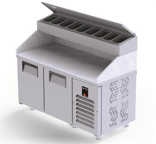 Iceinox Make Up Buzdolabı Mermerli 330 Lt 