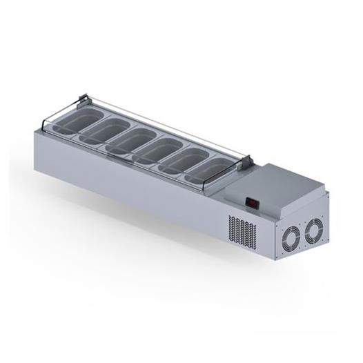 Iceinox Set Üstü Saladbar Pleksi Kapak GN 1/4-150: 6 Adet