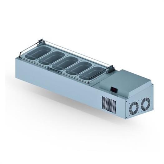 Iceinox Set Üstü Saladbar Pleksi Kapak GN 1/4-150: 5 Adet 