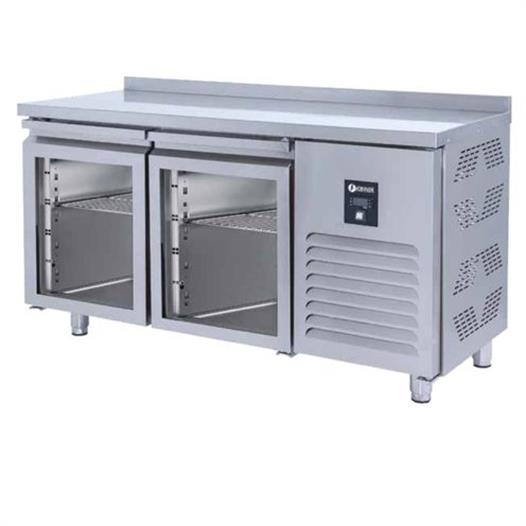 Iceinox Tezgah Tip Snack Buzdolabı 2 Cam Kapılı
