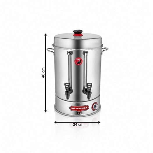 Işıkgaz Silver 120 Bardak Standart Çay Makinesi 12 Lt Çay Potu