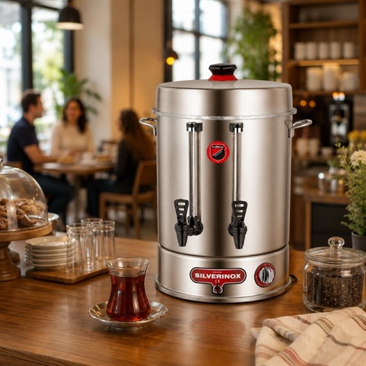 Işıkgaz Silver 250 Bardak Standart Çay Makinesi 23 Lt Çay Potu
