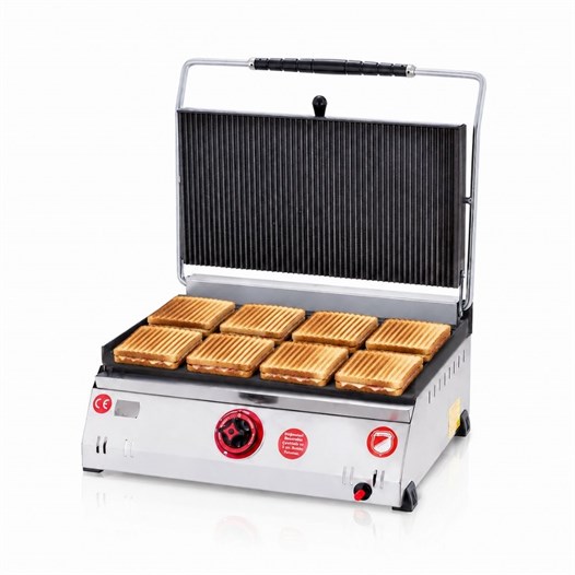 Silverinox Doğalgazlı 16 Dilim Döküm Tost Makinesi