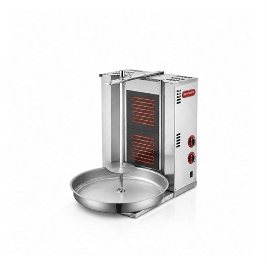 Silverinox Elektrikli 2 Radyan Motorsuz Döner Makinesi 220V