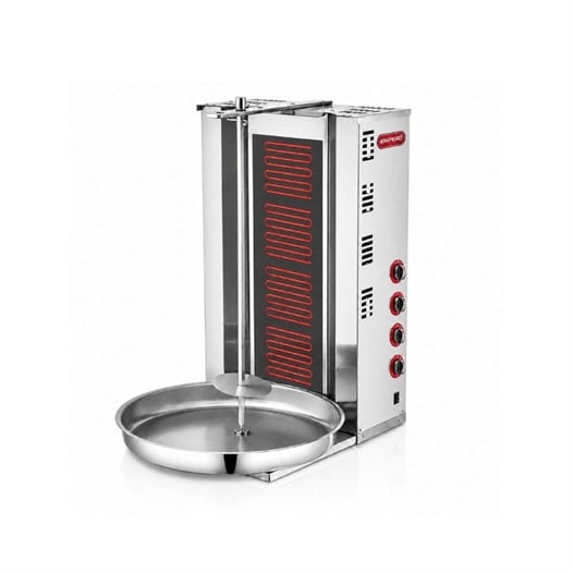 Silverinox Elektrikli 4 Radyan Motorsuz Döner Makinesi 220V