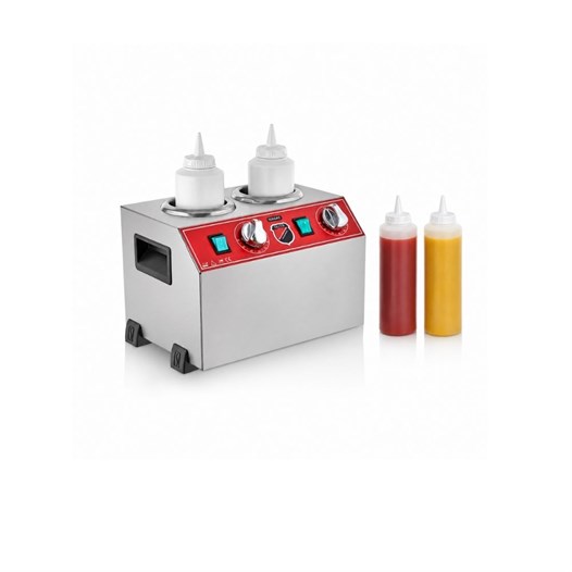 Silverinox Elektrikli 2li Isıtıcılı Sosluk