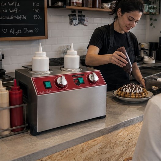 Silverinox Elektrikli 2li Isıtıcılı Sosluk