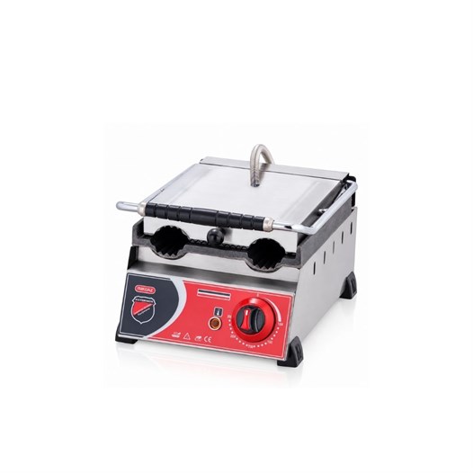 Silverinox Elektrikli 2li Dürüm Döküm Tost Makinesi