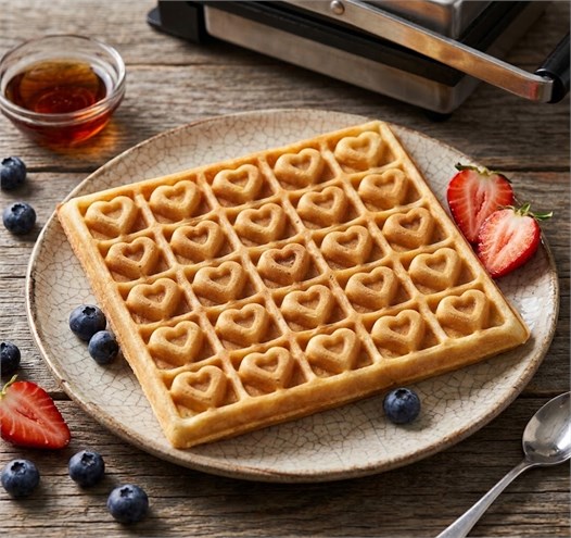 Işıkgaz Silver Elektrikli Tekli Kalpli Bubble Waffle Makinesi