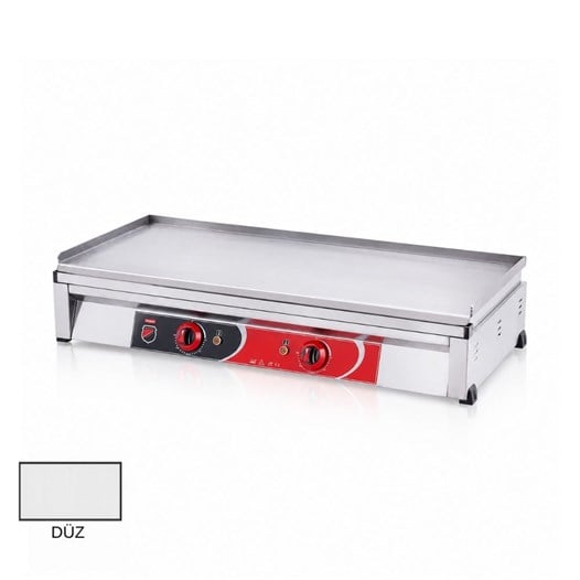 Silverinox Doğalgazlı Set Üstü Düz Pleyt Izgara 100 Cm