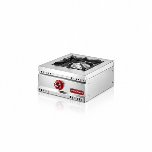 Silverinox Doğalgazlı Set Üstü Midi 1 Gözlü Ocak