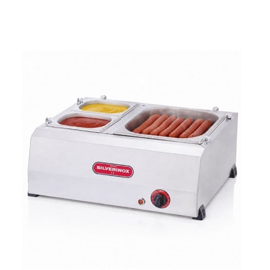 Silverinox Elektrikli Set Üstü Sos Kaplı Sosislik 220V