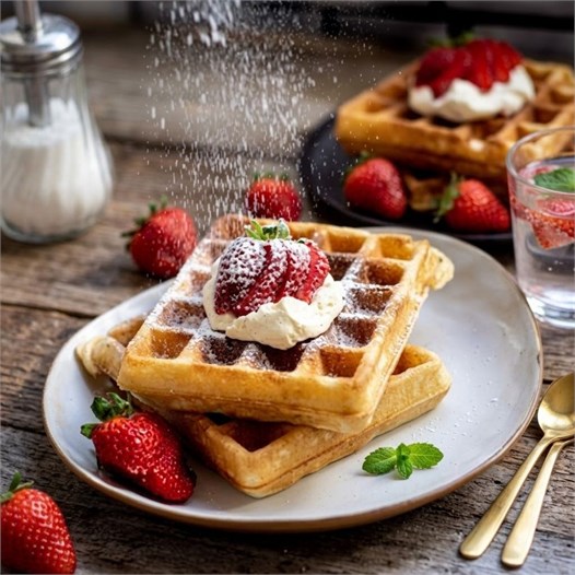 Işıkgaz Silver Endüstriyel Elektrikli Kare Waffle Makinesi - 4 Lü