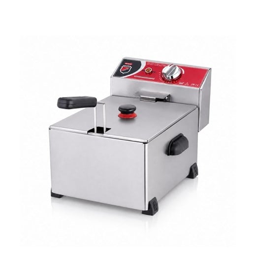 Silverinox Elektrikli Tekli 5 Litre Fritöz 220V