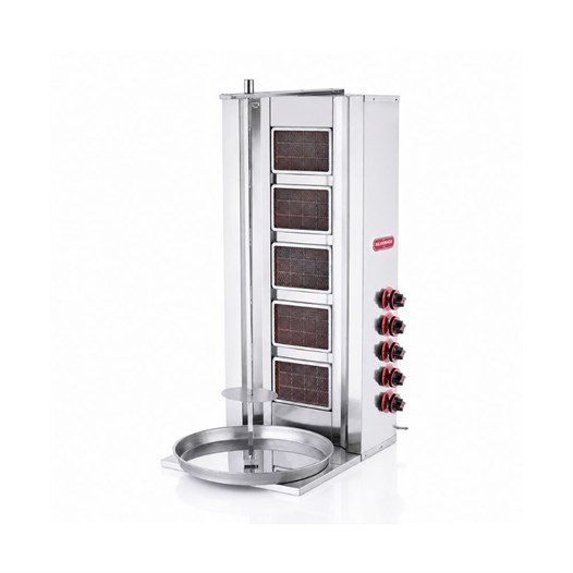 Silverinox Tüplü 5 Radyan Döner Makinesi