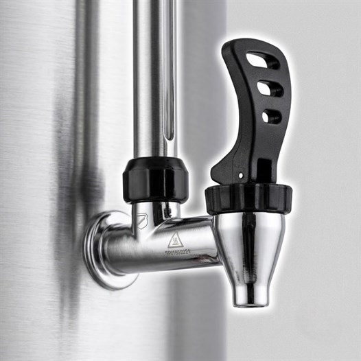 Işıkgaz Silver Metal Musluk 160 Bardak Çay Makinesi 15 L Çay Potu