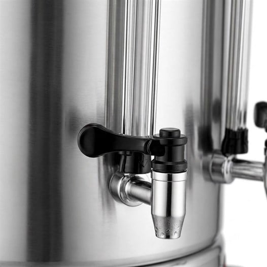 Işıkgaz Silver Metal Musluk 160 Bardak Çay Makinesi 15 L Çay Potu