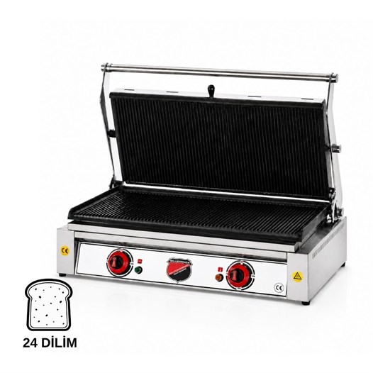 Silverinox Elektrikli Plus 24 Dilim Döküm Tost Makinesi