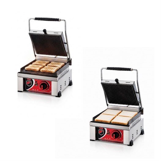 Silverinox Elektrikli Style 8 Dilim Döküm Tost Makinesi