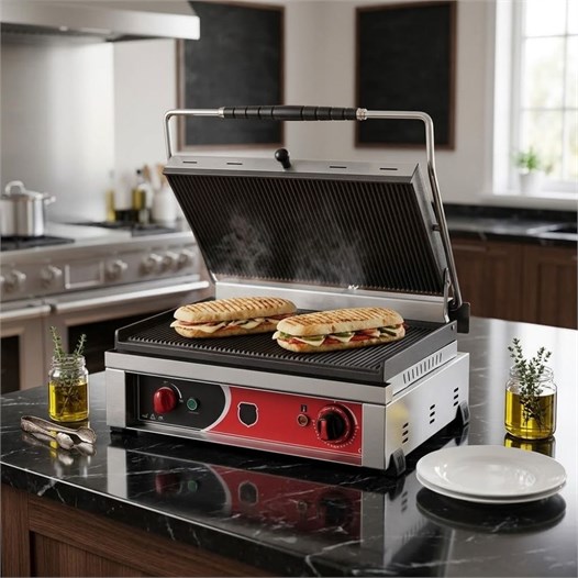 Silverinox Elektrikli Style 20 Dilim Döküm Tost Makinesi