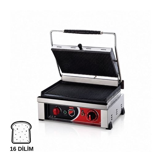 Silverinox Elektrikli Style 16 Dilim Döküm Tost Makinesi