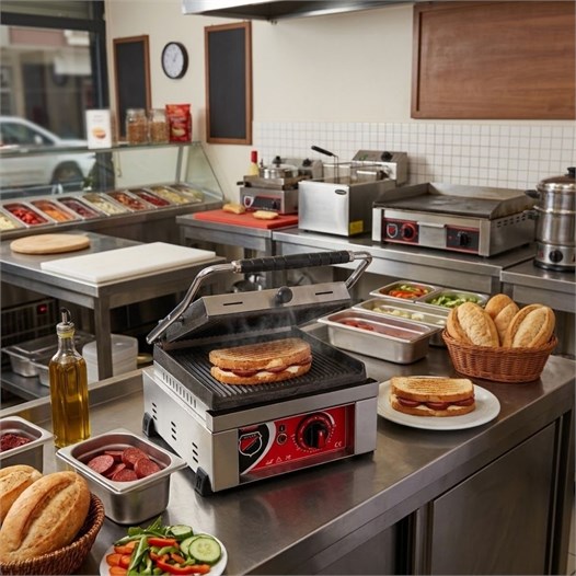 Silverinox Elektrikli Style 8 Dilim Döküm Tost Makinesi