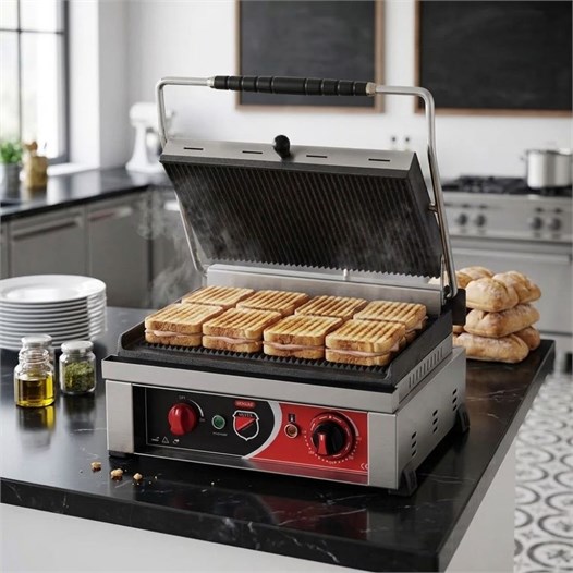 Silverinox Elektrikli Style 16 Dilim Döküm Tost Makinesi
