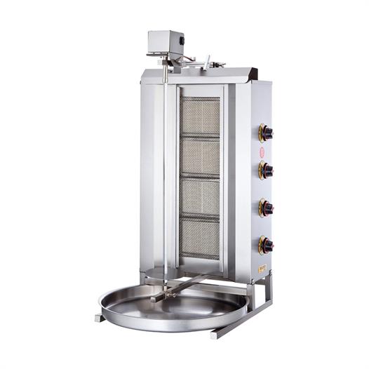 Işıkgaz Silver Doğalgazlı 4 Radyanlı Üstten Motorlu Döner Ocağı