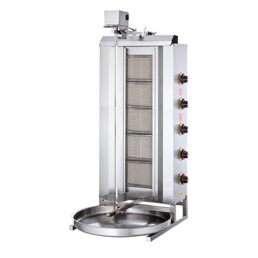 Işıkgaz Silver Doğalgazlı 5 Radyanlı Üstten Motorlu Döner Ocağı