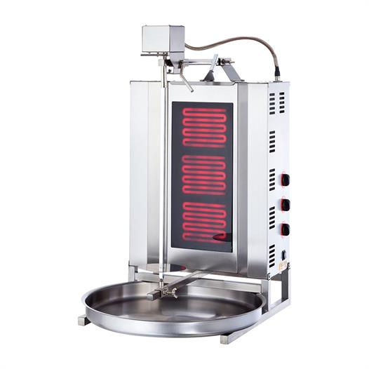 Işıkgaz Silver Elektrikli 3 Radyanlı Üstten Motorlu Döner Ocağı