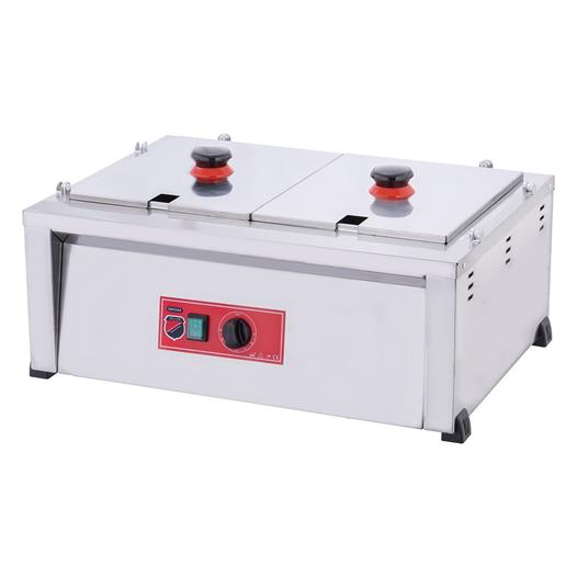 Işıkgaz Silver Endüstriyel Elektrikli Set Üstü 2 Gözlü Benmari