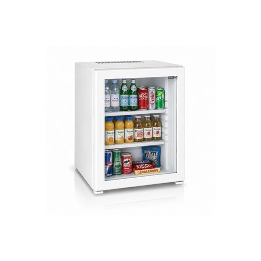ISM SM30ECO 30 Litre Cam Kapılı Otel Tipi Minibar Beyaz