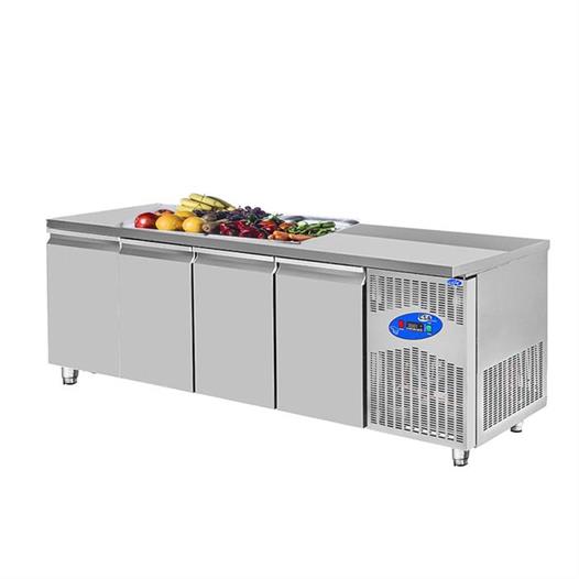 CSA Karacasan  632 Lt Dört Kapılı 700Lük Havuzsuz Saladbar Buzdolabı(430 Çelik)