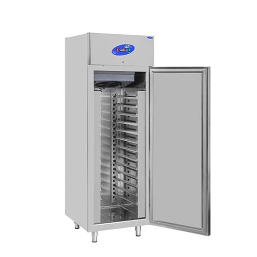 CSA Karacasan  700 Lt Tek Kapılı Statik Soğutmalı Hamur Dinlendirme Buzdolabı(430 Çelik)