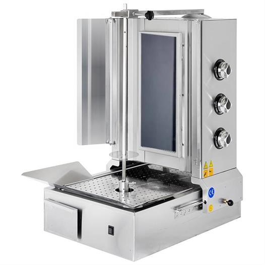 CSA Karacasan  Elektrikli 3 Radyan Alttan Motorlu Döner Ocağı Makinesi