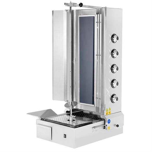 CSA Karacasan  Elektrikli 5 Radyan Alttan Motorlu Döner Ocağı Makinesi