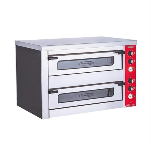 CSA Karacasan  Elektrikli Çift Katlı 12 Pizzalık Pizza Fırını