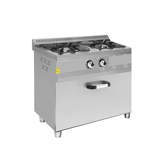 CSA Karacasan 100x60 Cm 2+1 Doğalgazlı 2 Li Kuzine Ocak