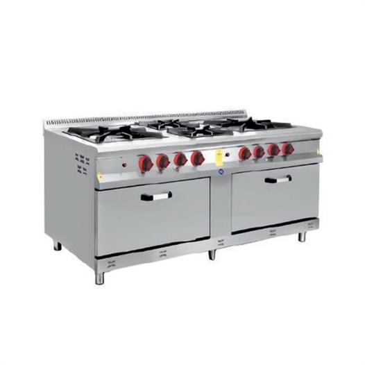 CSA Karacasan 200x100 Cm 8+2 Tüplü 8 Li Kuzine Ocak