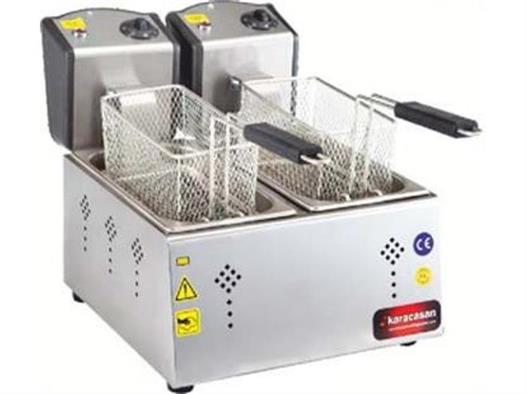 CSA Karacasan 5000 Wat Çiftli 3+3 Litre Elektrikli Fritöz