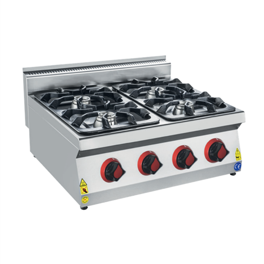 CSA Karacasan 80 cm 700 Seri Set Üstü Dört Gözlü Tüplü Ocak